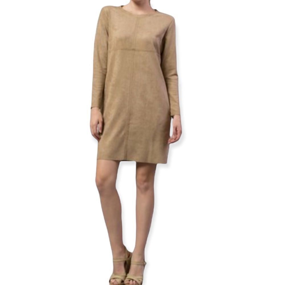 JOH AURORA FAUX SUEDE DRESS